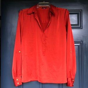 Vince Camuto silky orange top